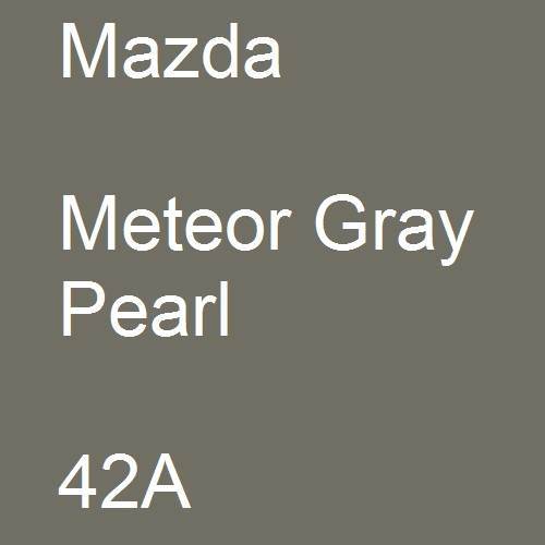 Mazda, Meteor Gray Pearl, 42A.